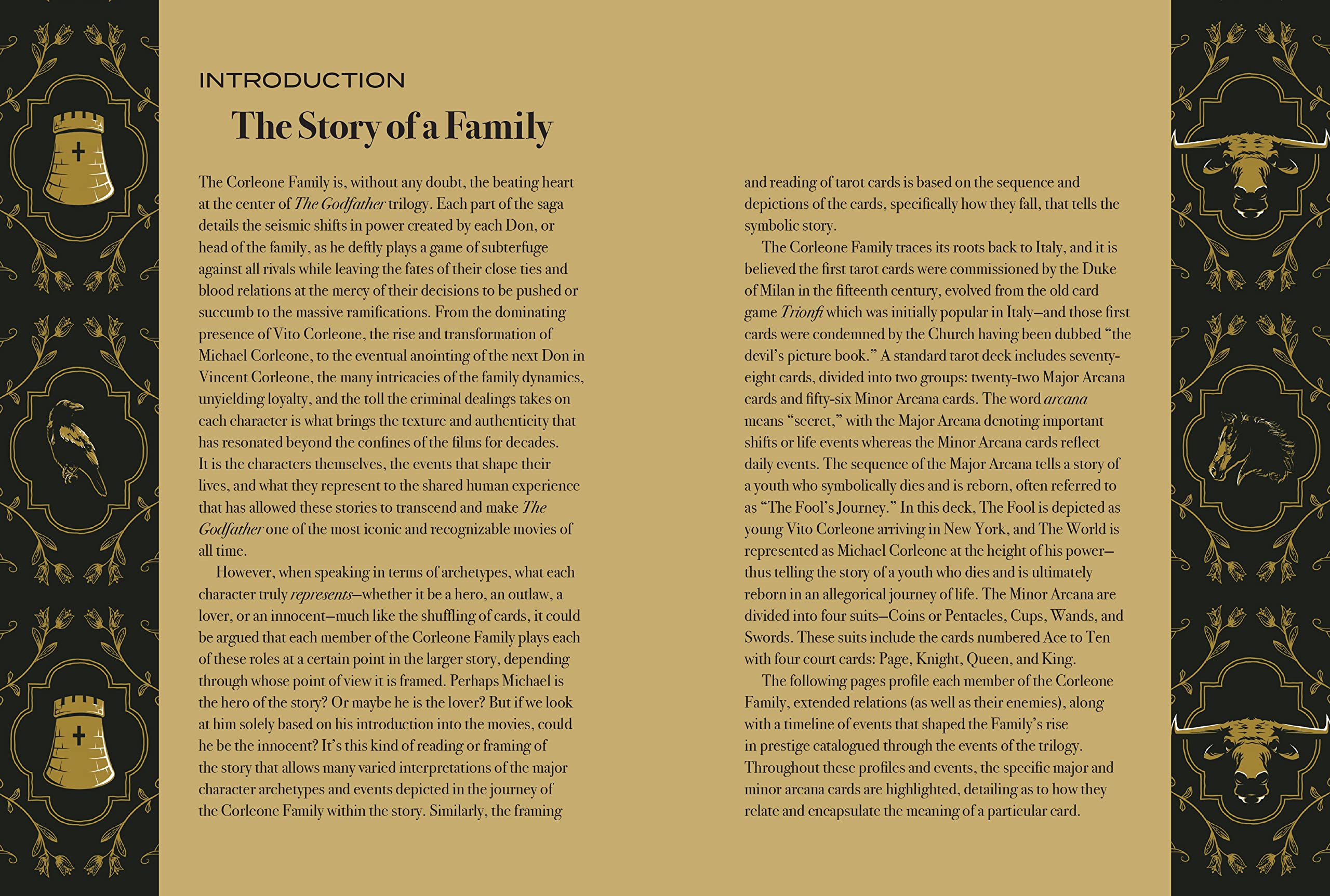The Godfather Tarot: Includes: A 78-card Tarot Deck and a Book on the Corleone Family and its History