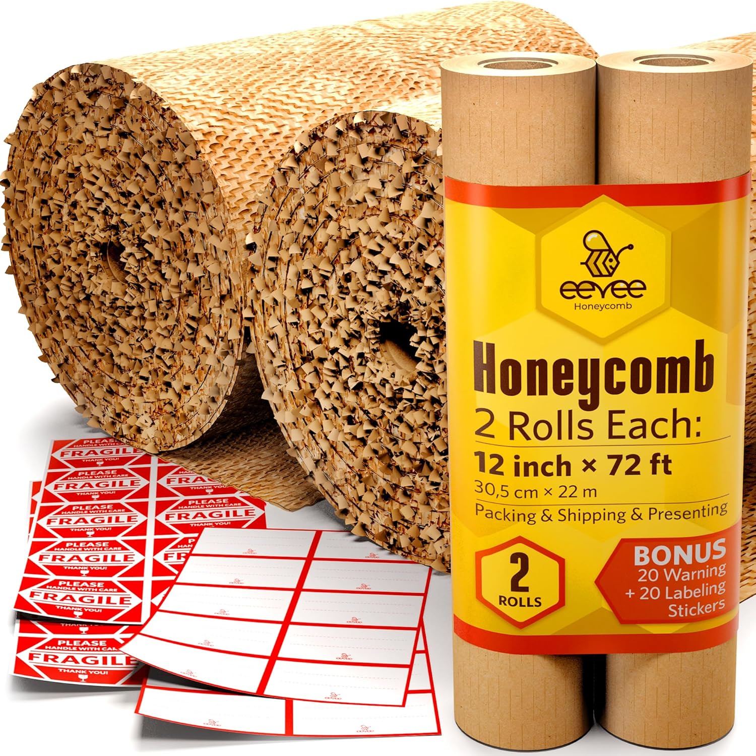 2Pack Packing Paper For Moving 12” x 72’ Eco