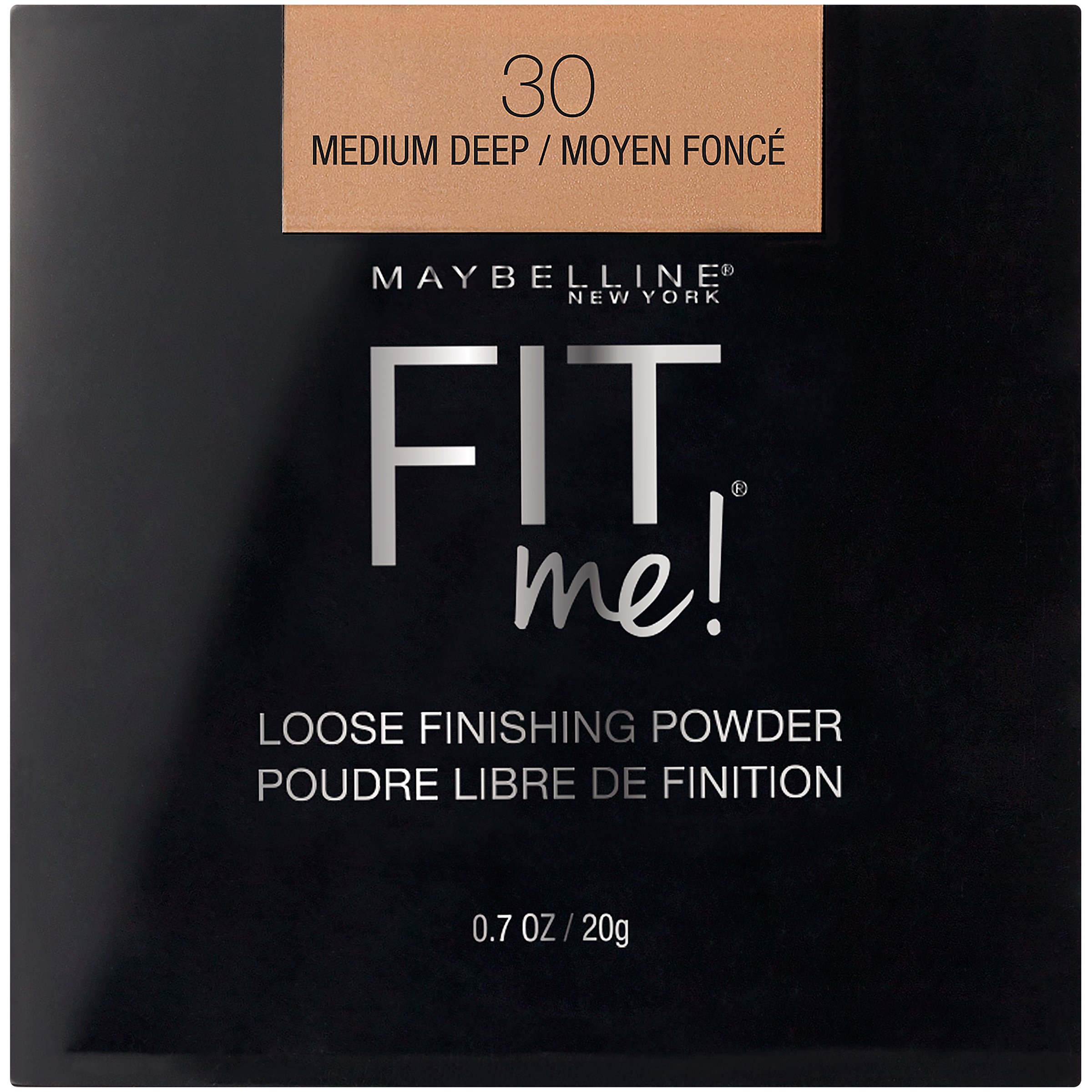 Maybelline New York Fit Me Loose Finishing Powder, Medium Deep, 0.7 Ounce