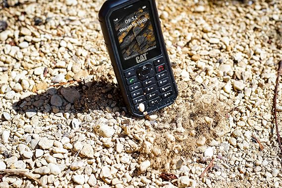 CAT PHONES Caterpillar B26 - Mobile Phone 8MB, 8MB RAM, Dual Sim, Black