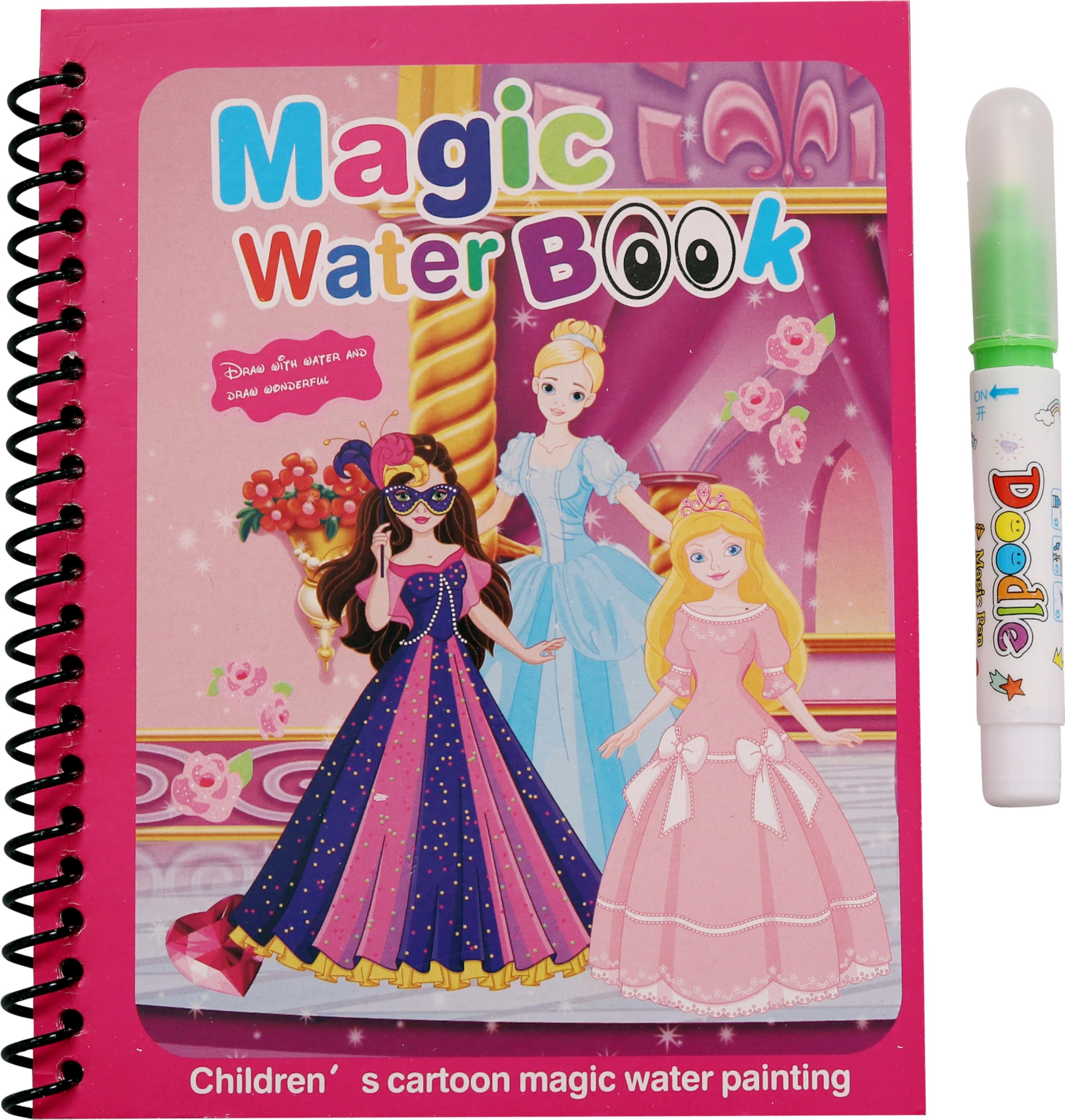 Uratech FlyTouch Educational Child Magic Water Reusable Painting Drawing Book Coloring Books () (B0DFWGWJN3) Amazon Price History, Amazon Price Tracker