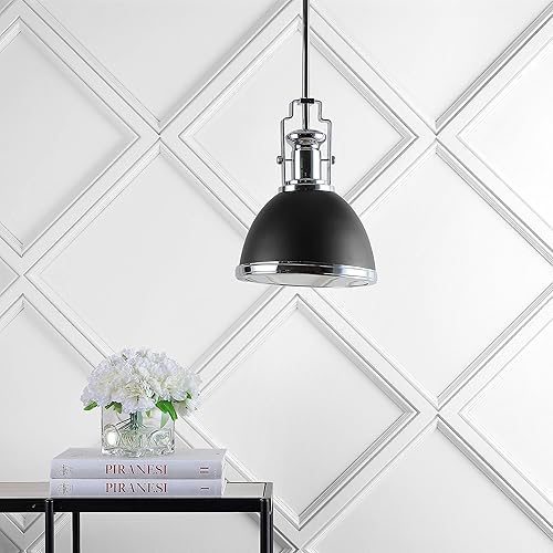 Miniatura 3 de JONATHAN Y JYL9535A Homer 10 "1-Light Moderno Industrial Hierro LED Cúpula Colgante, Bohemio, Clásico, Cabaña, Granja, Industrial, Rústico,