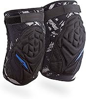 Vista 5 de VIRTUE Breakout Rodilleras – Almohadillas protectoras ligeras multideporte con forro de manga de compresión que absorbe la humedad y espuma moldeada