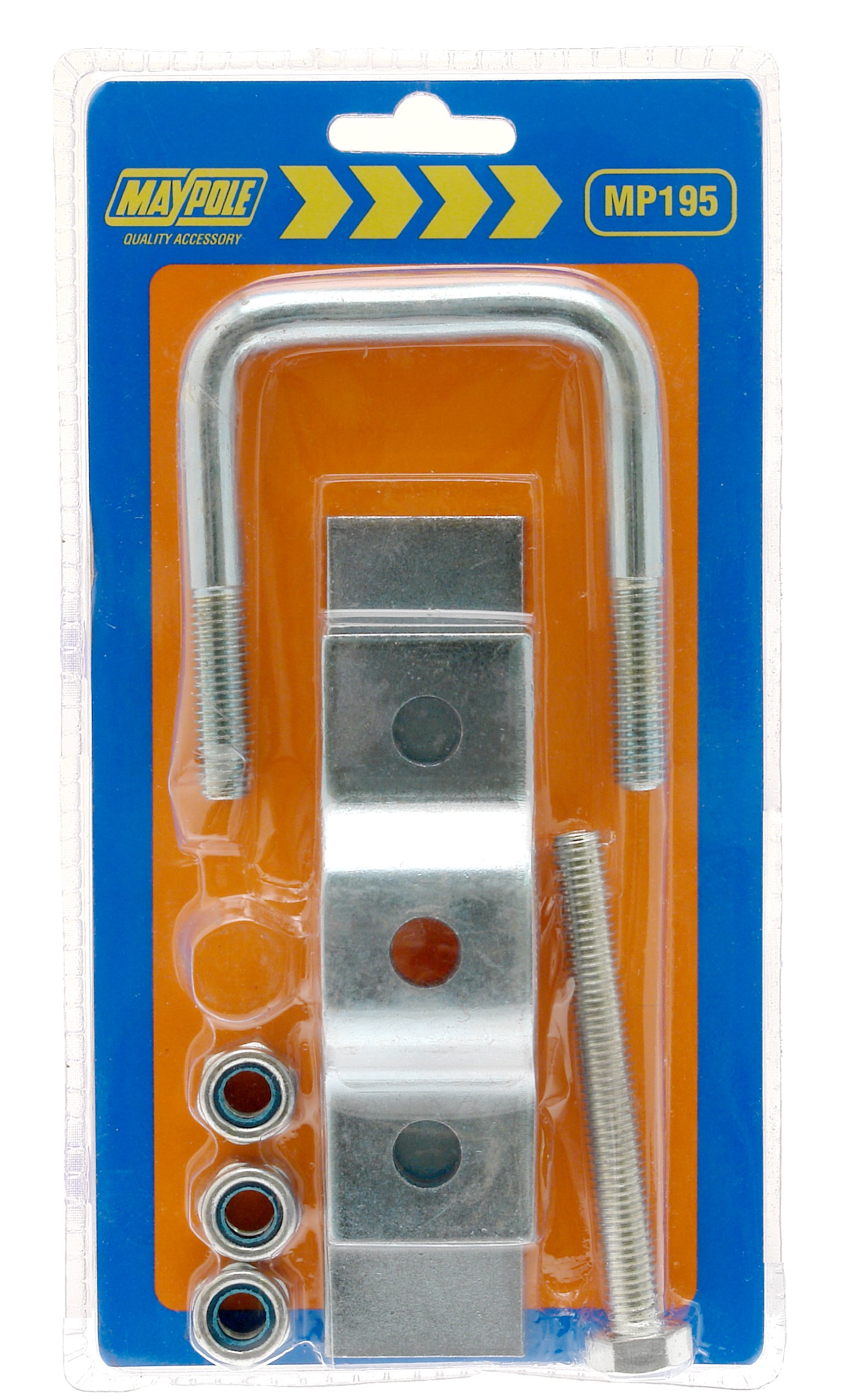 Maypole MP195 Universal Spare Wheel Carrier - chrome