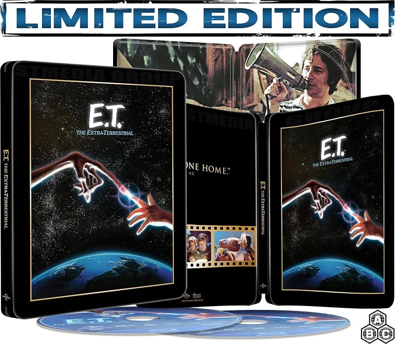 E.T. the Extra-Terrestrial (Limited Edition, SteelBook) [Special Bonus Features / 1982] [4K UHD + Blu-ray] [Region Free]