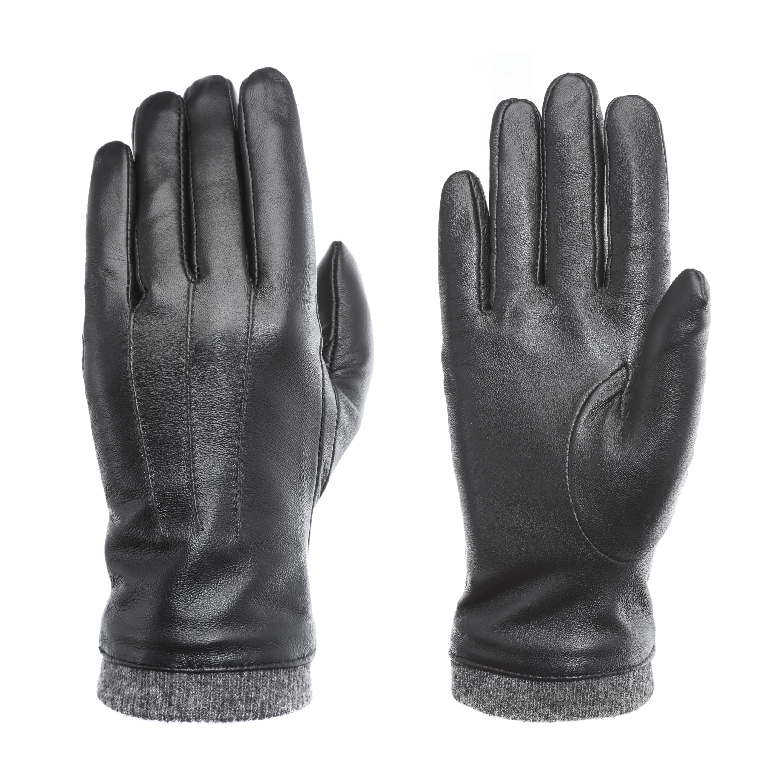 PEARLWOOD Gants en Cuir Daisy Touchscreen Femme - avec doigts doublure automne-hiver Hiver