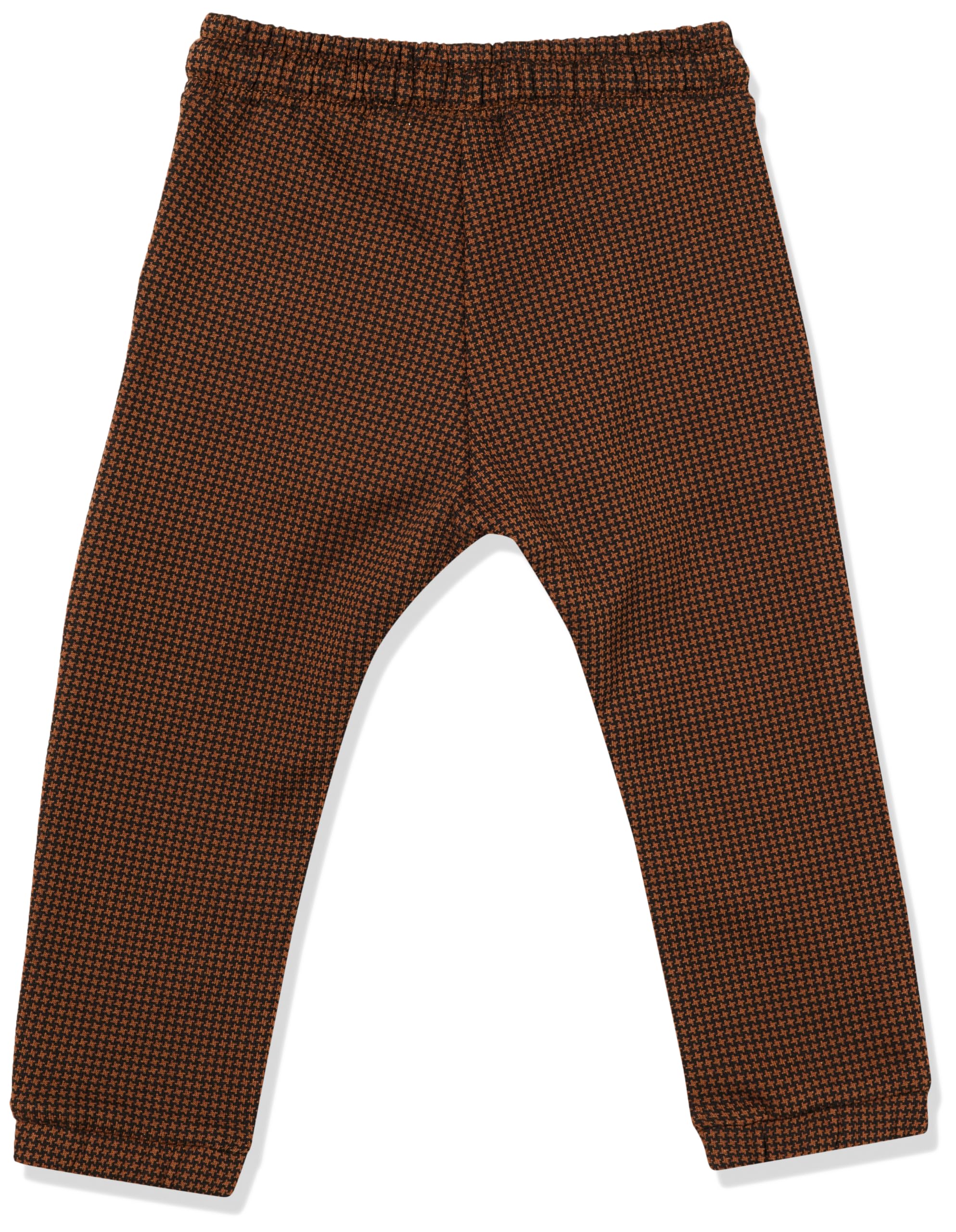 Chicco, Hose für Mädchen, gemustert, mit Gummizug, Braun