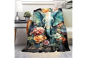Elephant Throw Blanket: Comfort and Style for Women