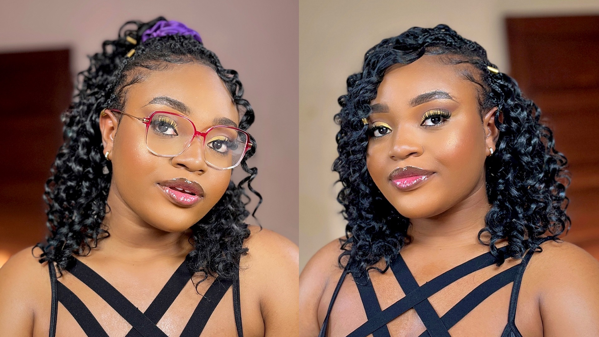 Amazon.com : Leeven Gogo Curl Crochet Hair 18 Inch 8 Packs Black