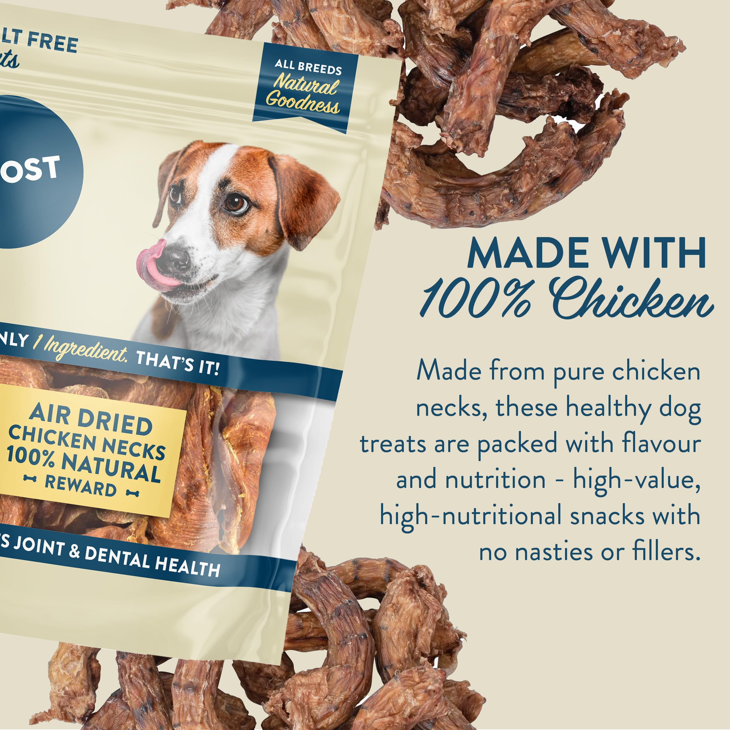 BOOST Air-Dried Grain-Free Treats for Dogs, 100% Natural Dog Chews, Nothing Artificial, Single Ingredient - Image 4