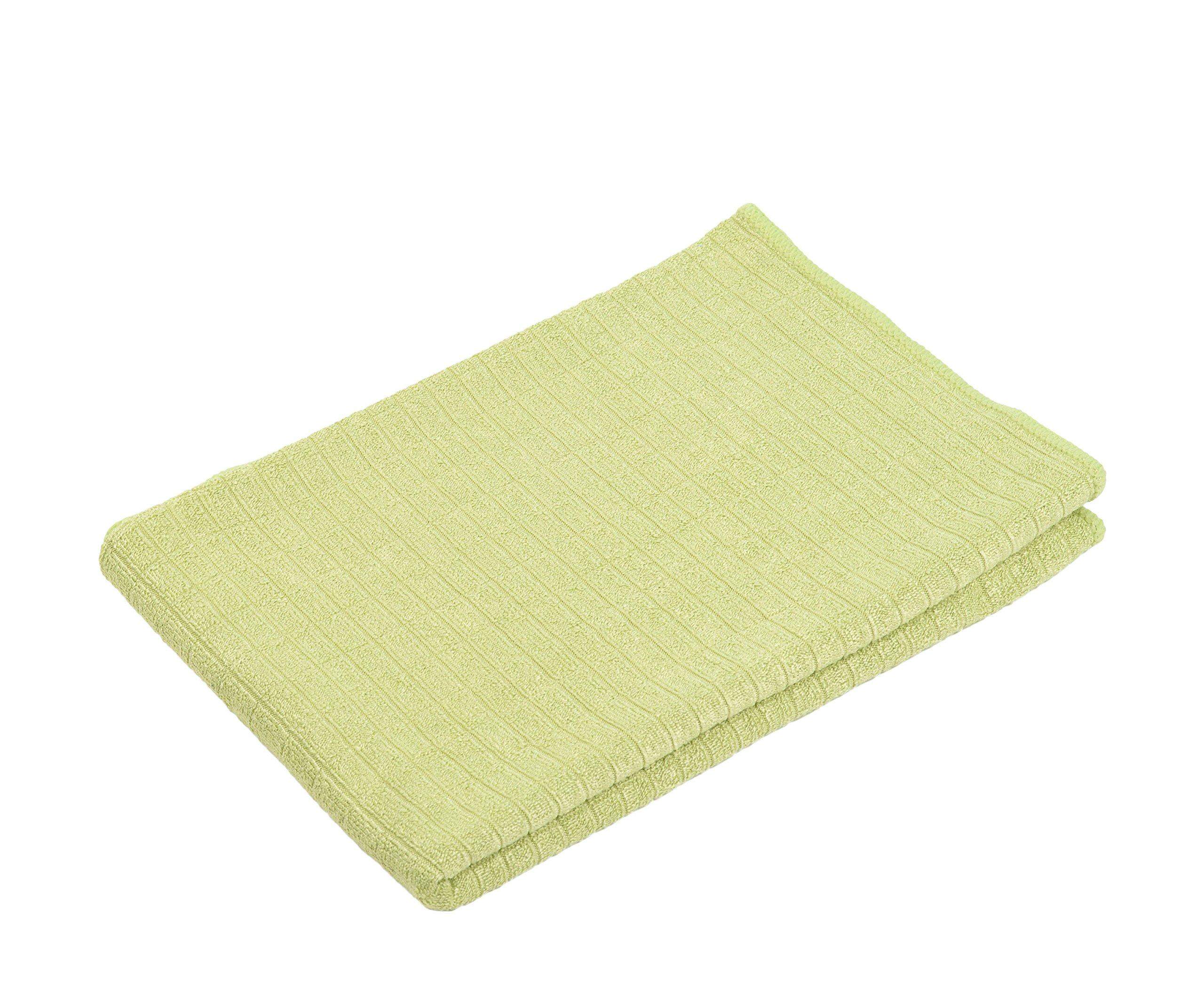 Gözze - Set of 3 Tea Towels, Microfibre, 50 x 70 cm - Lime
