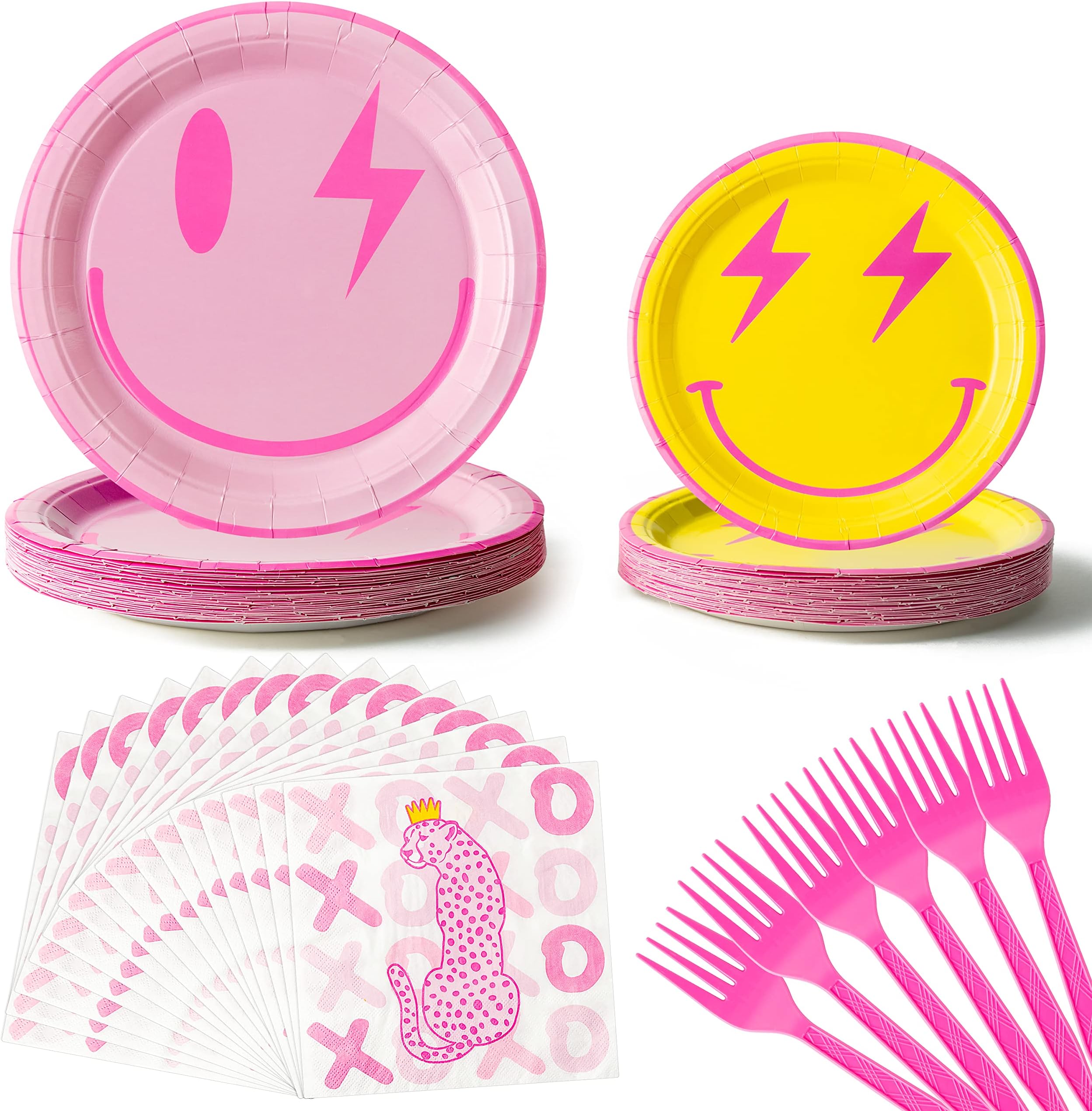 Juego De Vajilla Para Boda, Vajilla De Papel Desechable A Rayas, Vajilla De Papel, Juego De