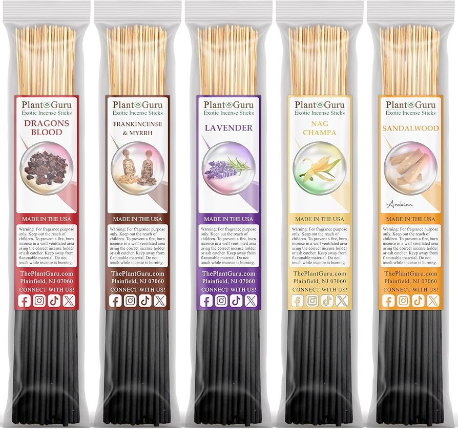 Amazon.com: Top 5 Incense Sticks Variety Set Bulk 500 Pack - 11