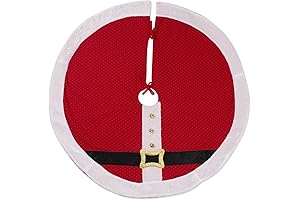DII Santa's Belt Christmas Tree Skirt 42"