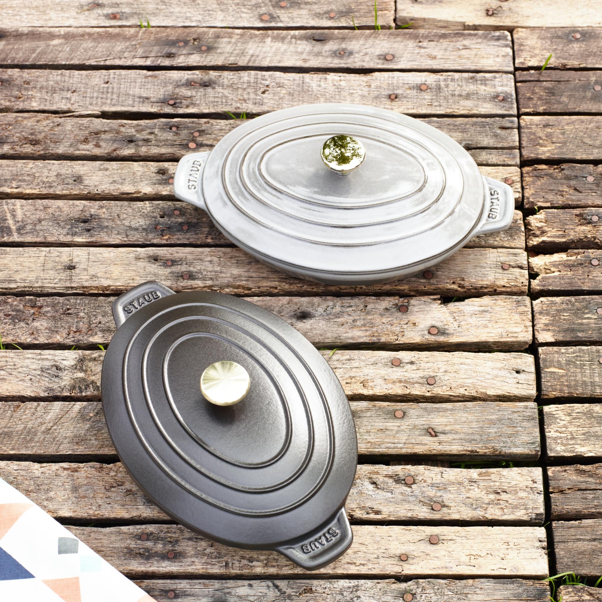 STAUB Sur la Table Minis Pirofila Rotonda, Ghisa, Grigio 16 cm