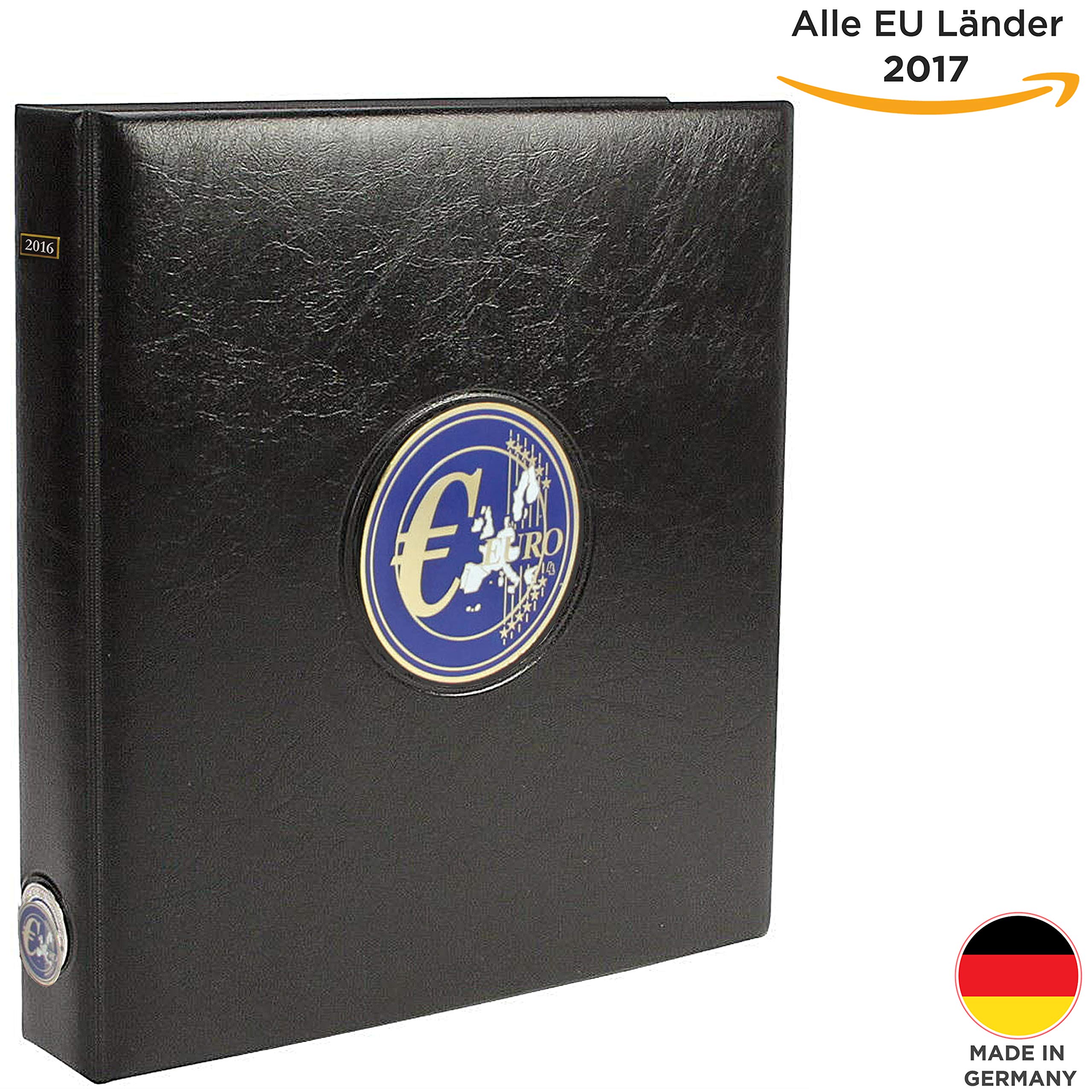 SAFE 7436 Euro Monedas Vintage Álbum de recortes 2017 – Colección de monedas – Incluye 6 hojas