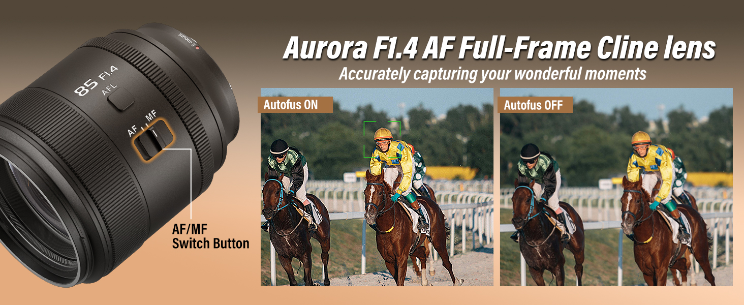 Amazon.com : SIRUI Aurora 85mm F1.4 Full Frame Auto Focus Lens