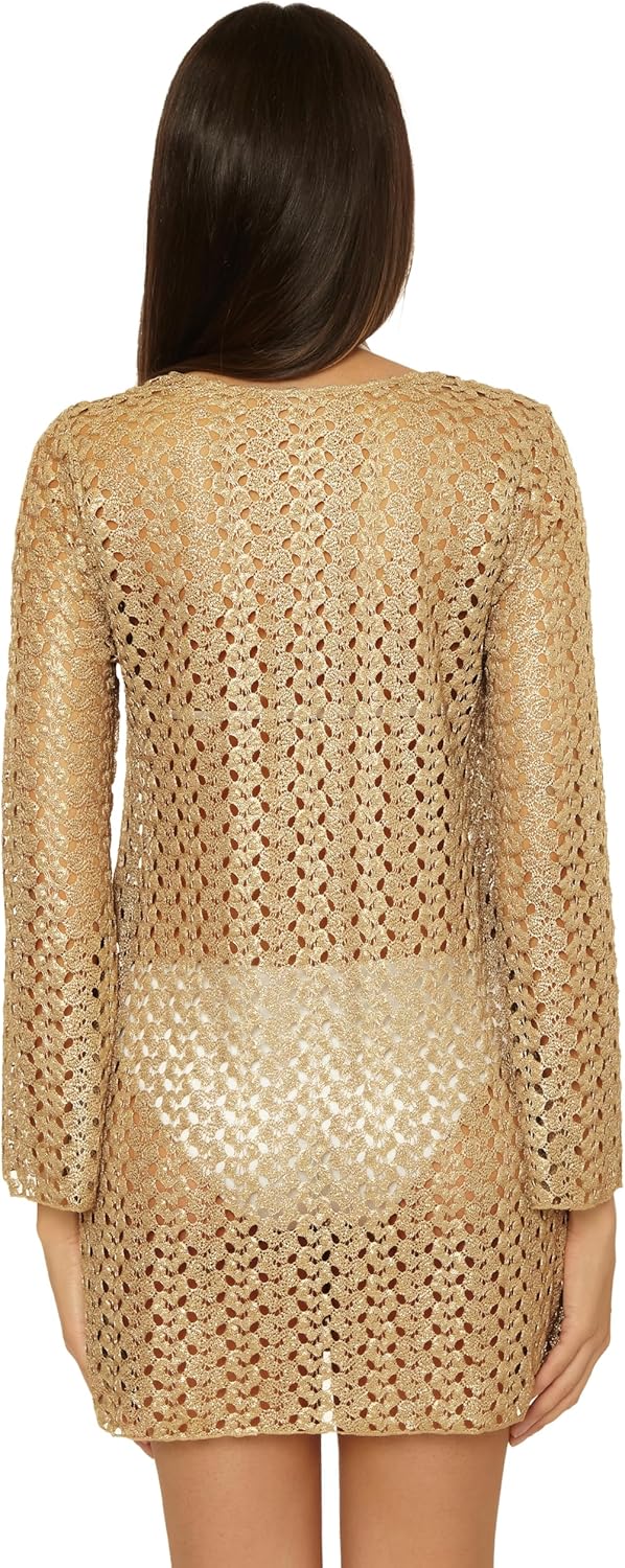 Becca Womens Paradise Buckle Tunic, Plunge Neck, Casual, Beach Cover Ups for Women - Image 5