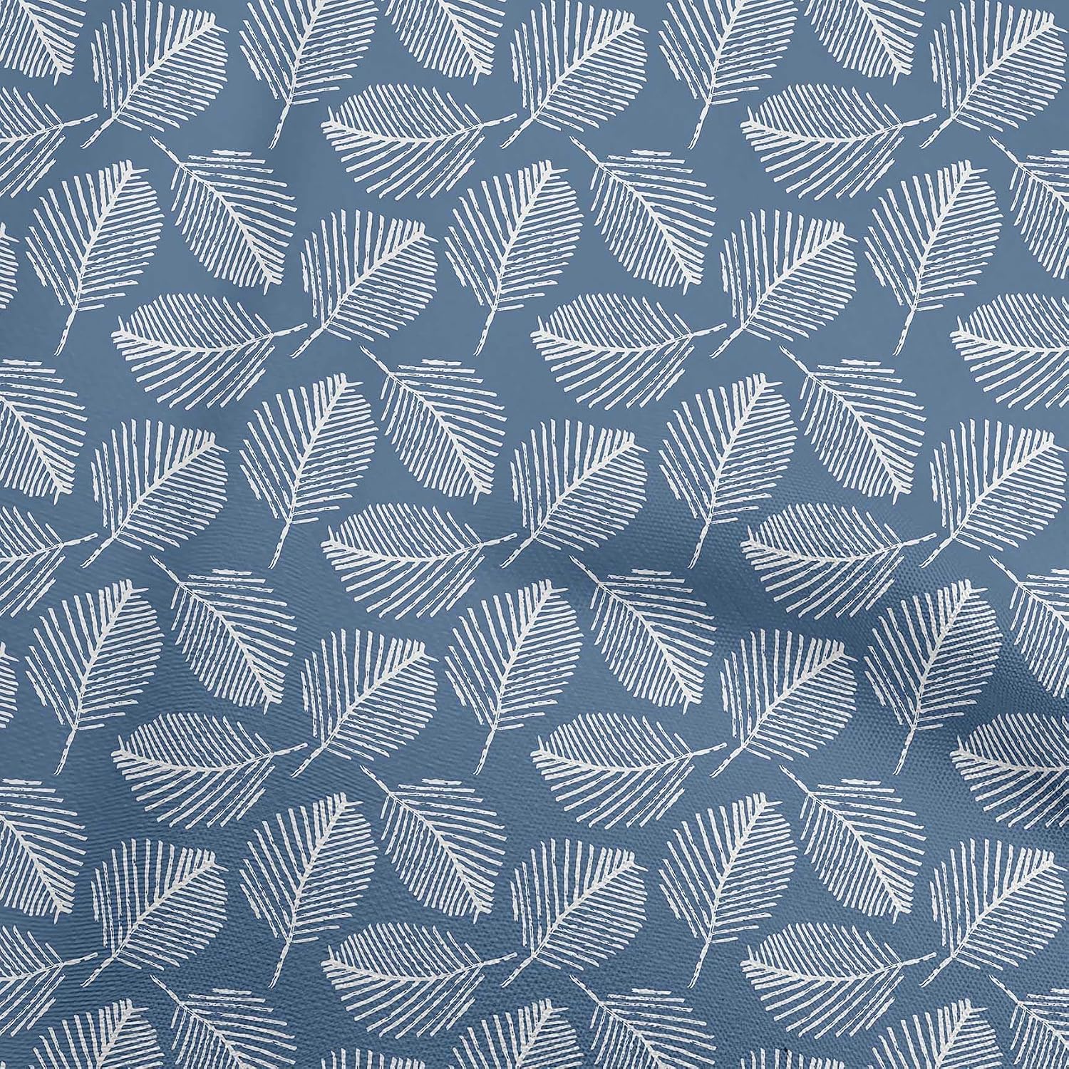 oneOone Cotton Flex Teal Blue Fabric Block Dress Material Fabric Print Fabric by The Yard 40 Inch Wide-S9