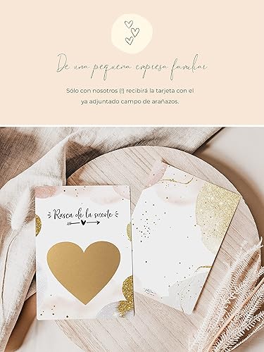 Miniatura 2 de Jolicoon Tarjeta de rascar Vas a ser tia con sobre - Anunciar embarazo tia