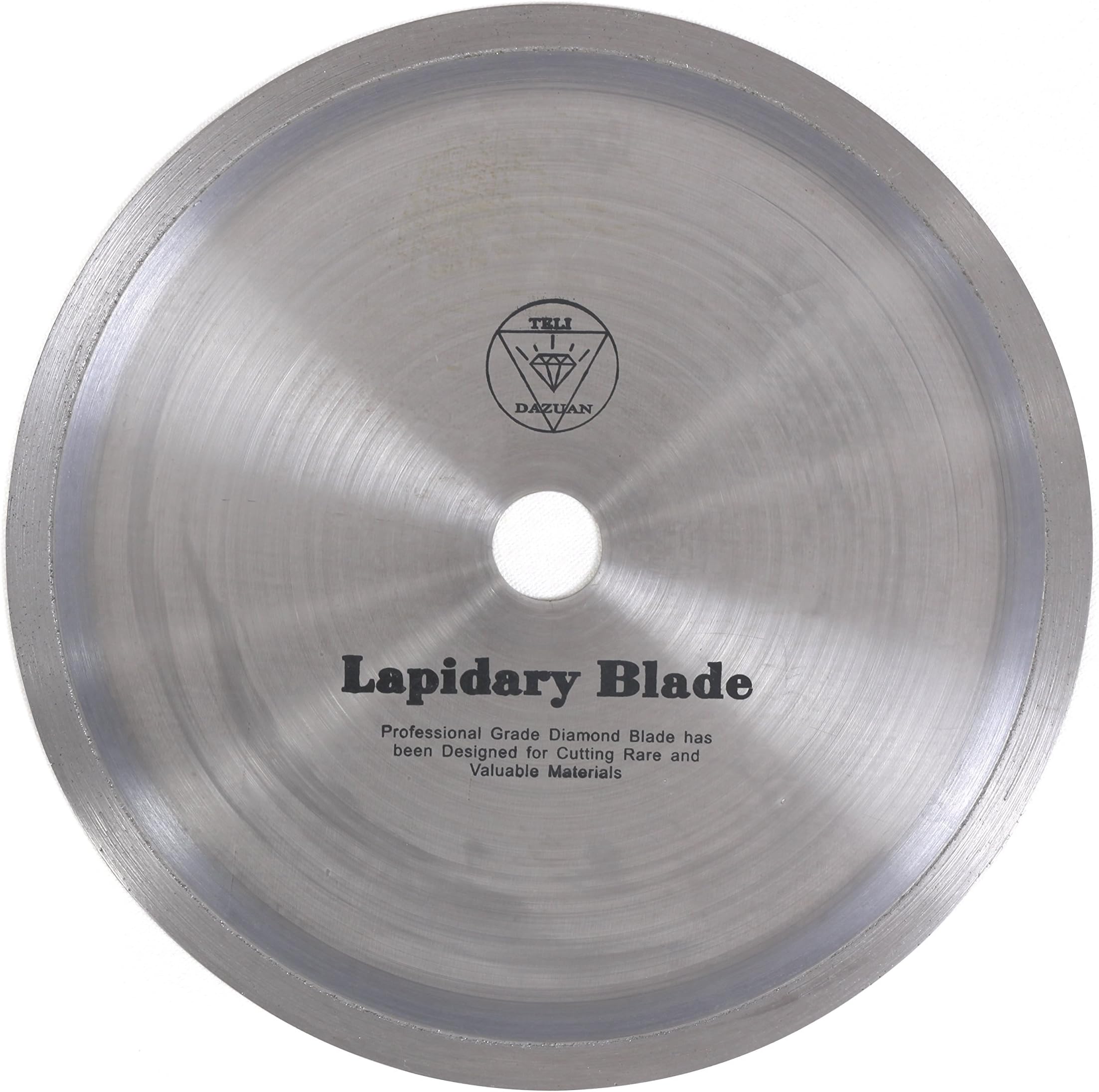 10-inch Professional Ultra Thin Diamond Lapidary Blade By 0.023-inch Wide By 1-inch (Attach a 5/8-inch Bushing) Arbor (Dazuan)