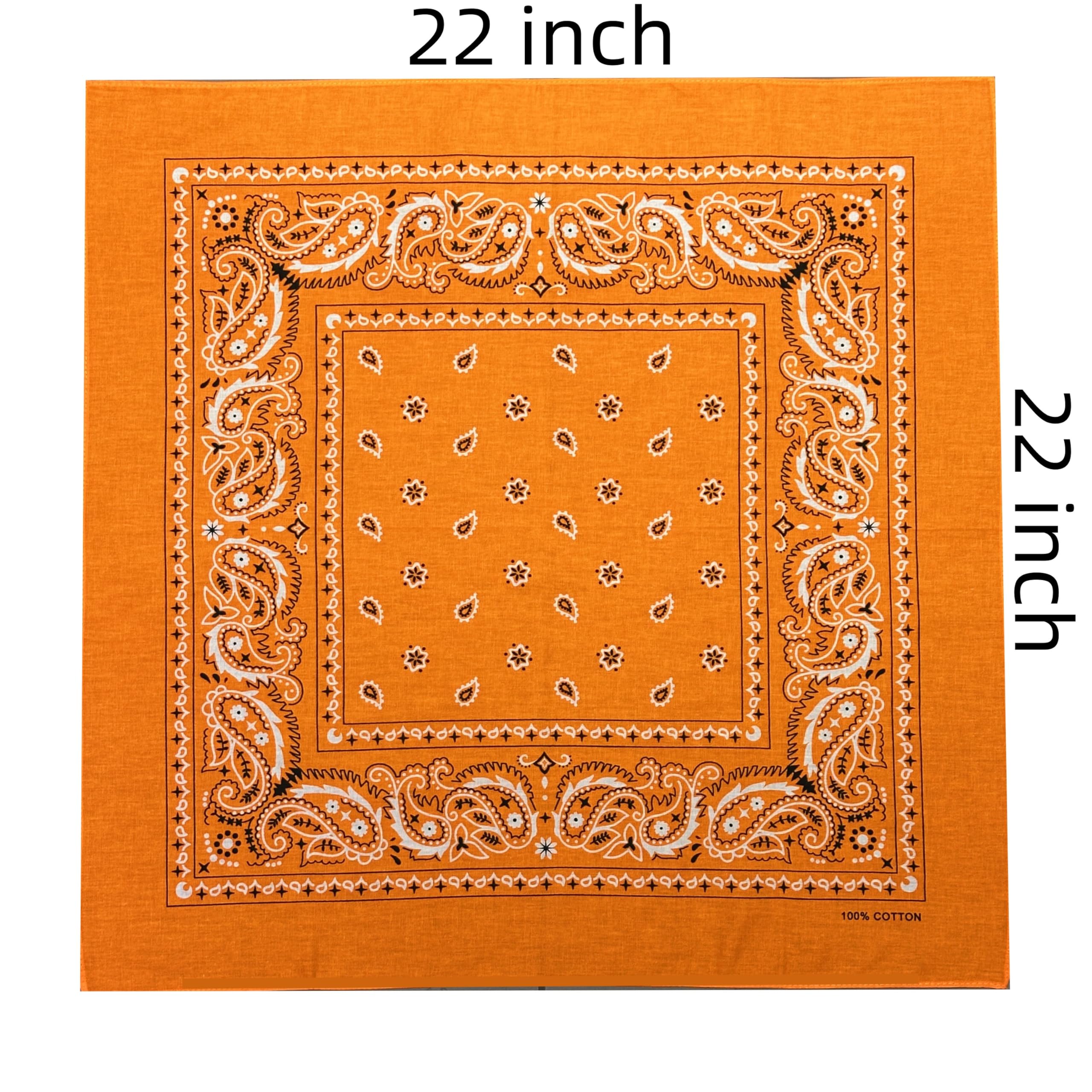T&Z 100% cotone, confezione da 10 bandane di qualità professionale, fabbricate in fabbrica, Olivastro, M