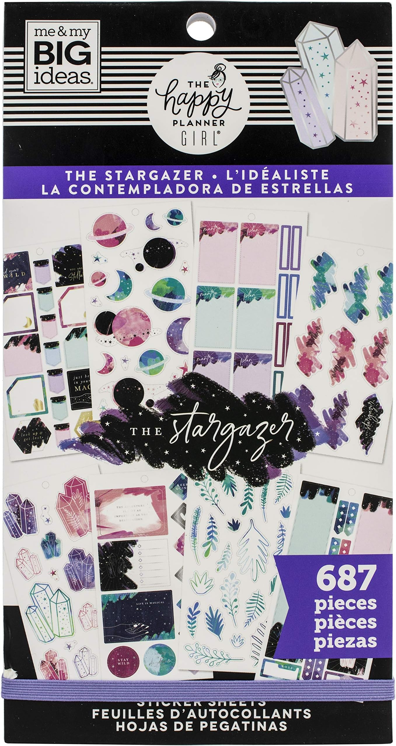 ME & MY BIG IDEAS Happy Planner STCKRS, Stargazer, 687/Pkg, One Size