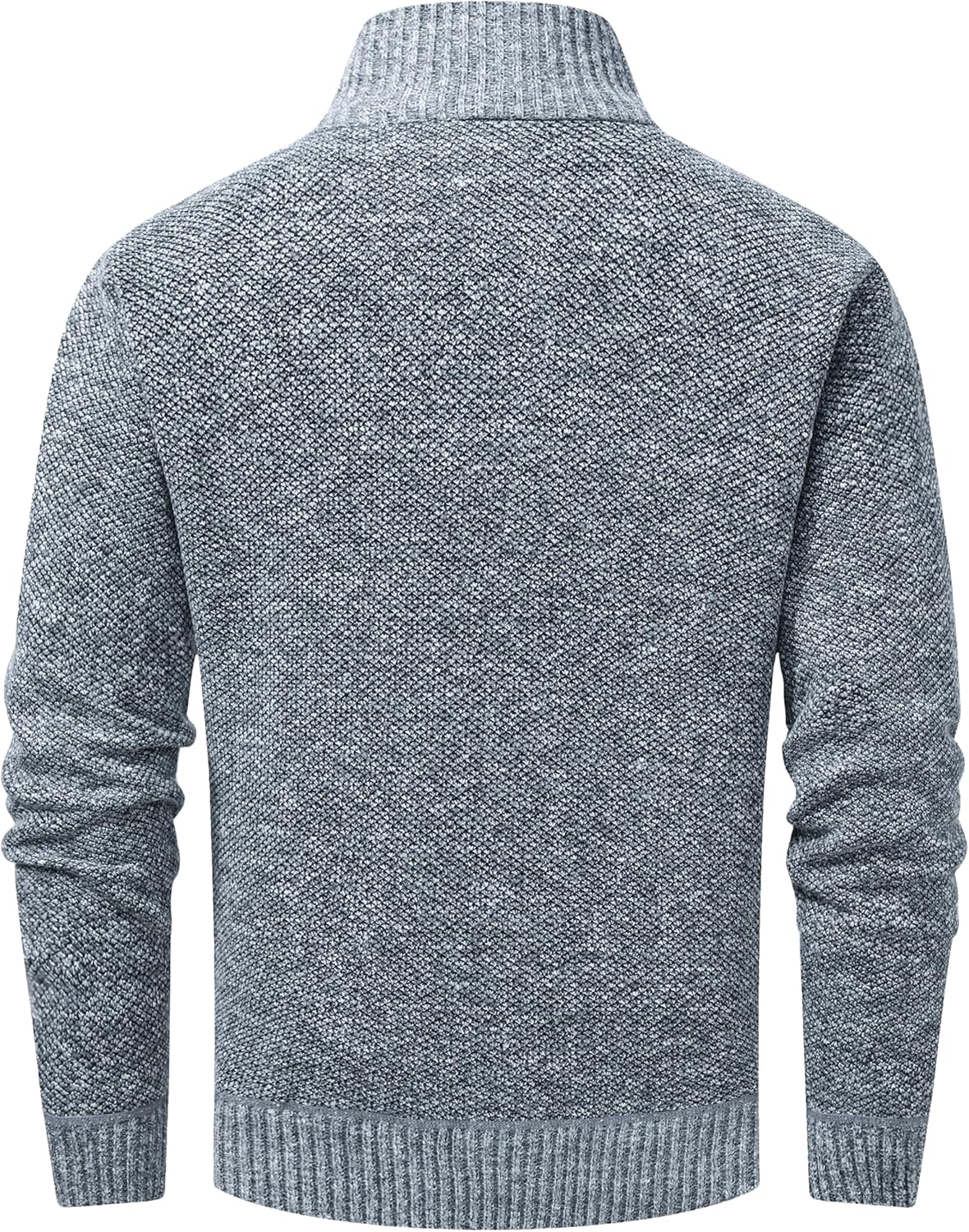 VtuAOL Men's Cardigan Sweaters Casual Full Zip Sweaters Knitted Cardigan with Pockets - Image 8