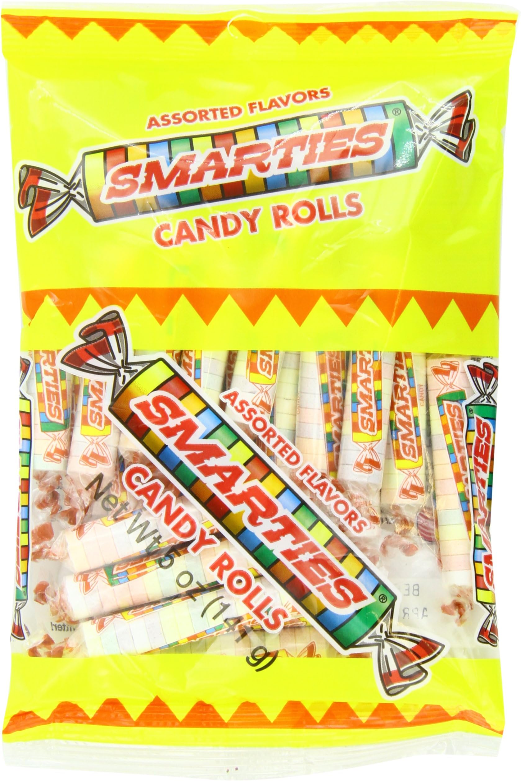 Fruidles Giant Smarties Hard Candy Roll, Assorted Flavors