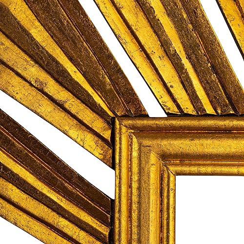 Vista 14 de Creative Co-Op Espejo Sunburst dorado