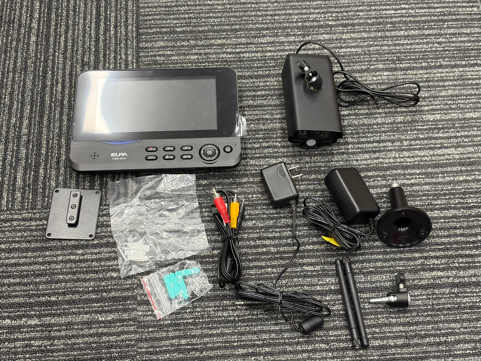 ELPA ワイヤレスカメラ モニターセット CMS-VM40 VC 防犯カメラ ELPA ワイヤレスカメラ モニターセット CMS-VM40 VC 防犯カメラ
