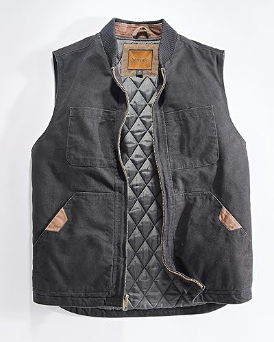 Miniatura 7 de Venado Chaleco de transporte oculto para hombre, lona resistente, bolsillos de transporte ocultos