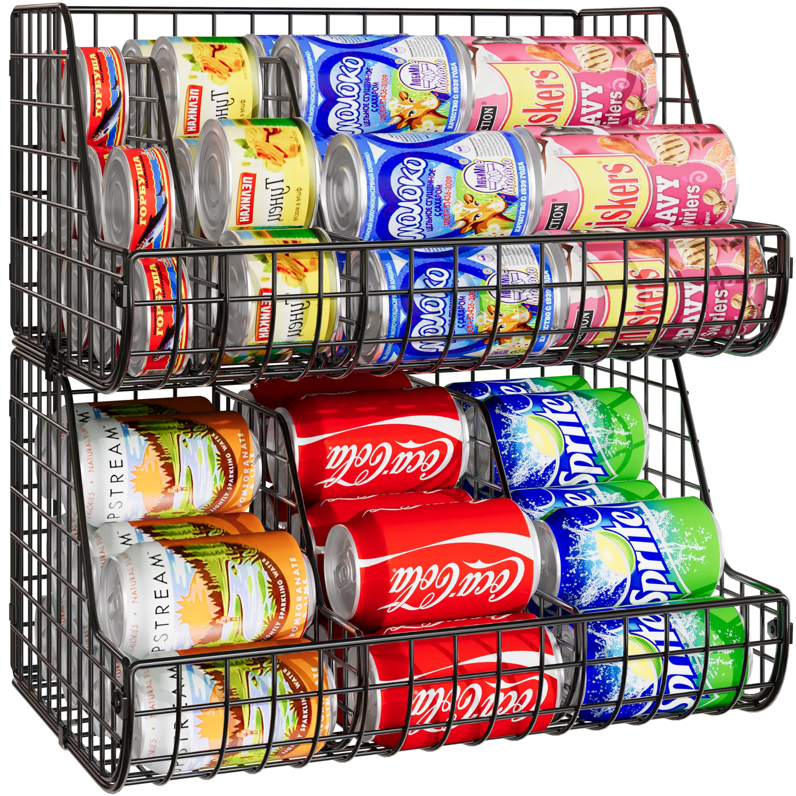 Lyuwanxian 2-Tier Stackable Can Organizer