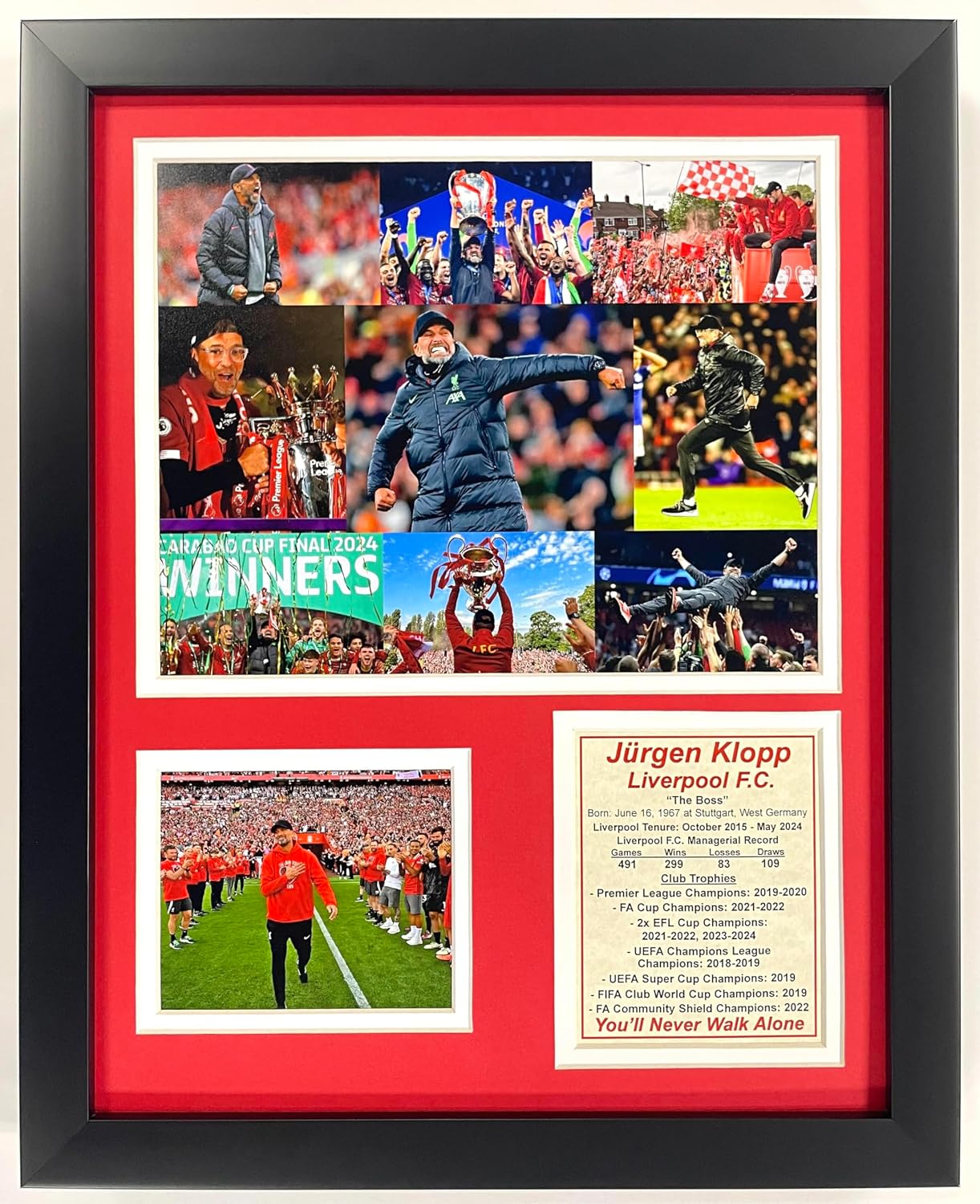Jürgen Klopp | Liverpool F.C. Farewell | Anfield Collectible | Liverpool Football Club Memorabilia | Legends Never Die | F... - Review, Price and Buying Guide