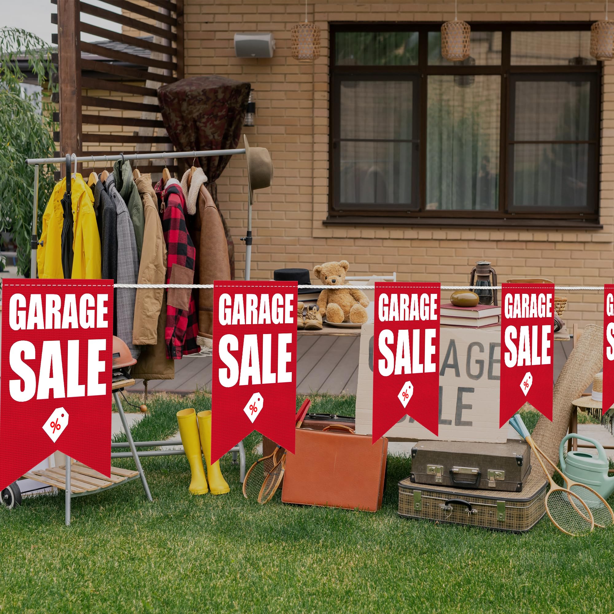 TRICEPLAY 33' Garage Sale Banner Retail Store Home Shop Business Sign