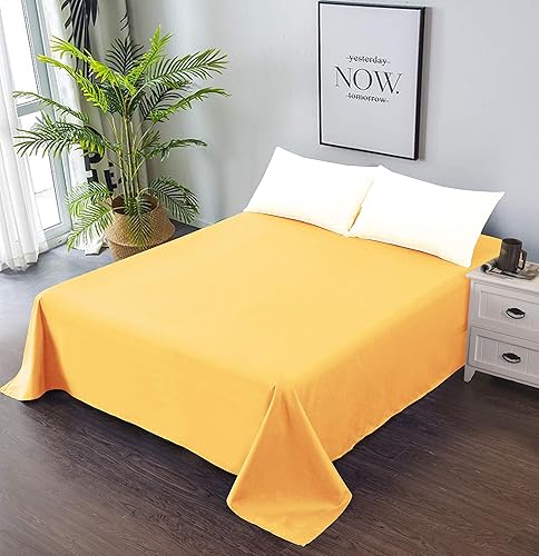 Miniatura 3 de Juego de sábanas, ropa de cama de 3 piezas de 3 piezas suave de 100% algodón de tejido satinado, de 800 hilos, de alta calidad, fácil cuidado, 1