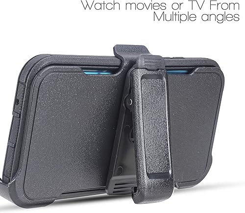 Miniatura 3 de Funda resistente con clip para cinturón compatible con Samsung Galaxy A01, funda integrada protector de pantalla funda resistente con clip para