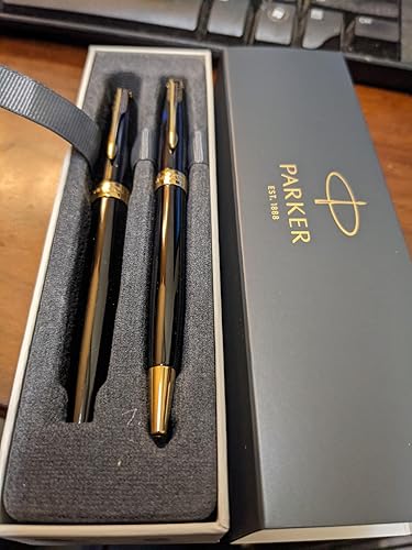 Amazon | Parker Sonnet Duoギフトセット ボールペン & 万年筆 (18K
