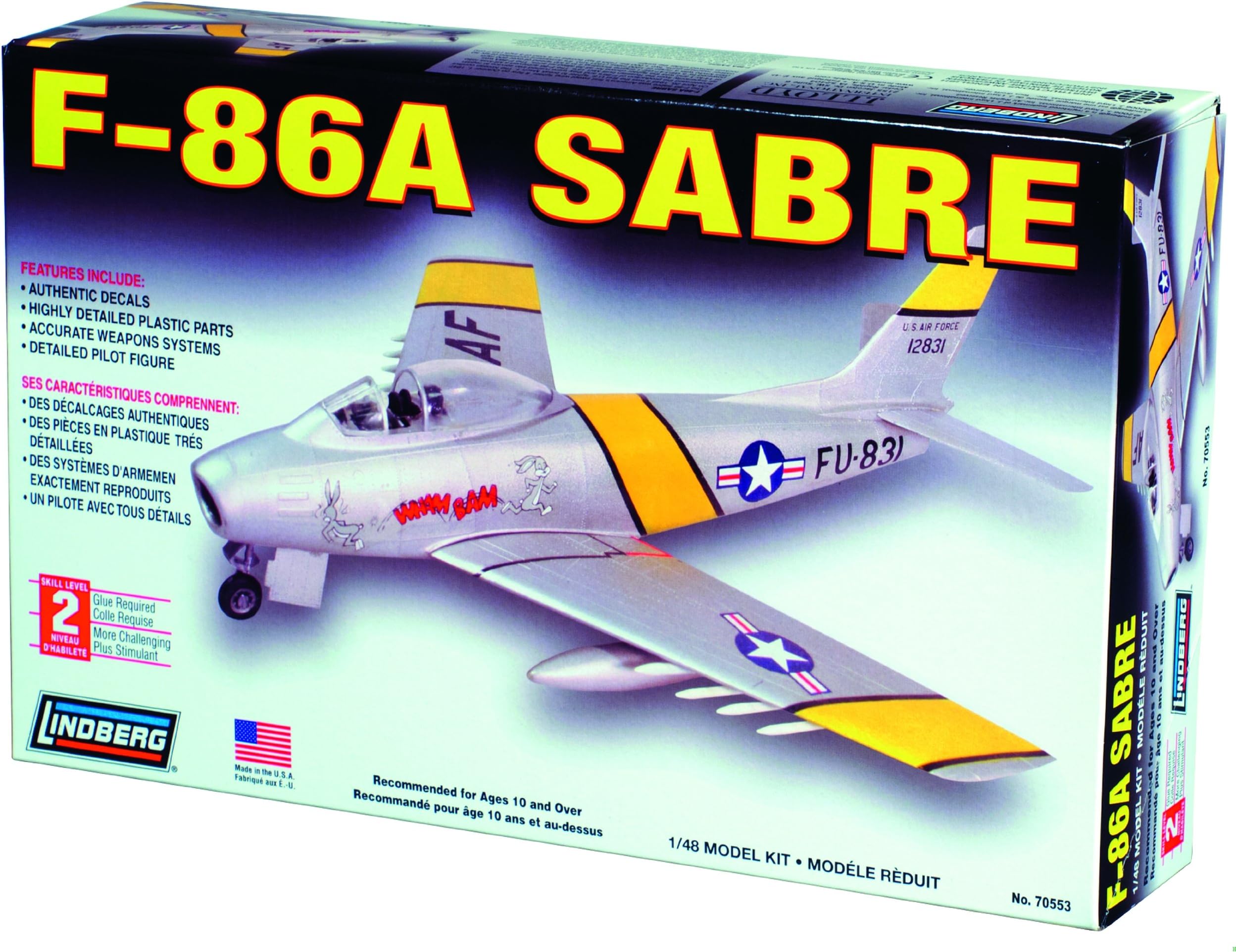 Lindberg 1:48 scale F-86A Sabre