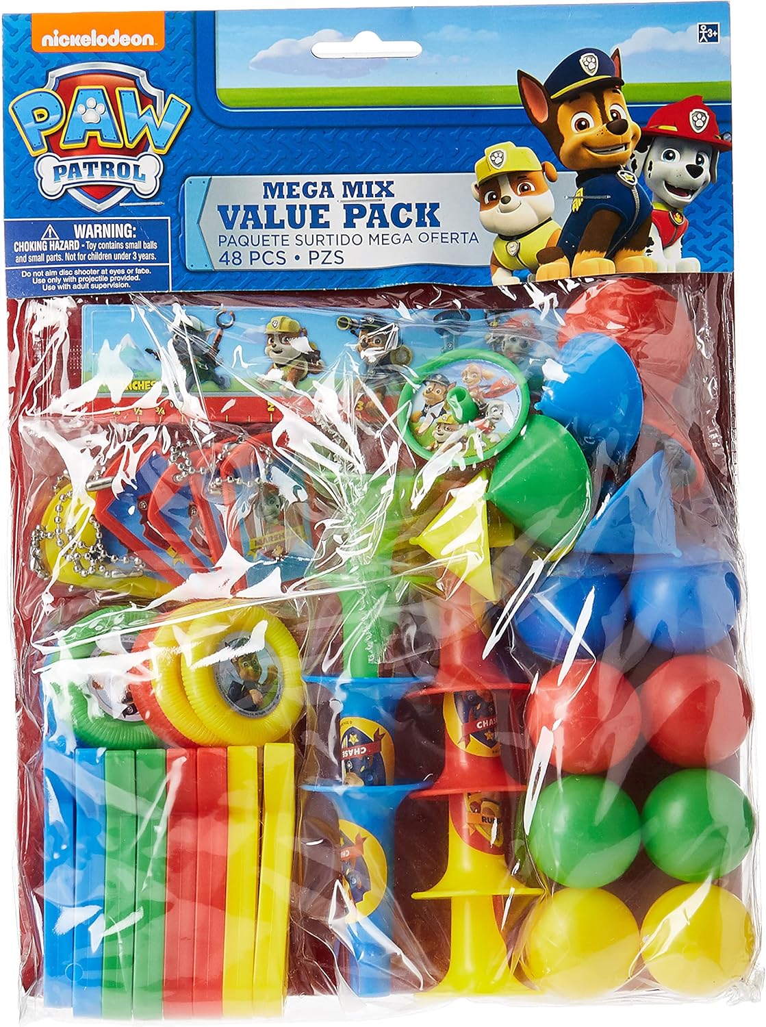 Paw Patrol Adventures Ultimate Party Assorted Favors - 11.5" x 9", 48 Count | Perfect Favors for Dog-Themed Birthday Parties