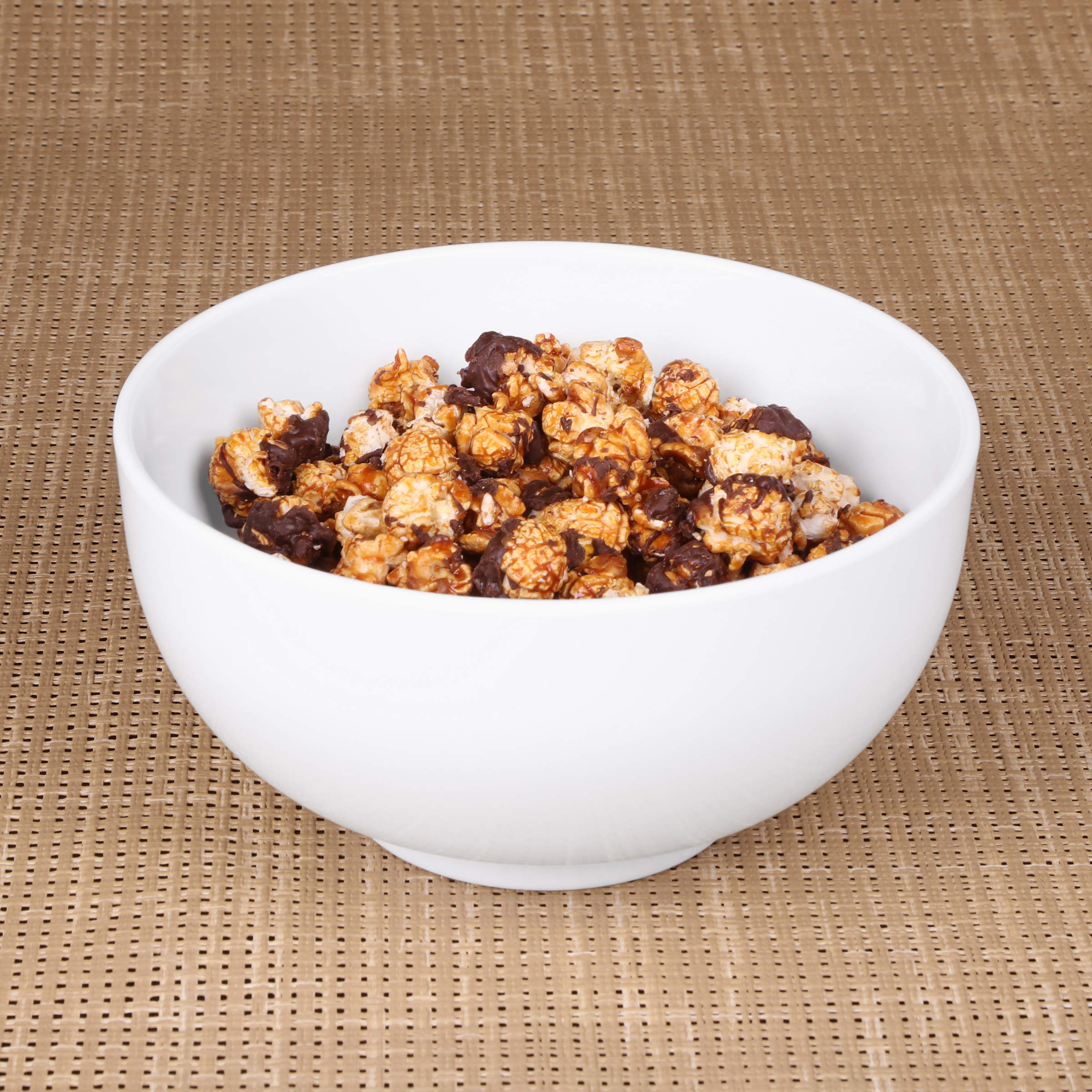 Elite Global Solutions D64-W Round Bowl, 7 3/4" Dia. x 4" h, Melamine, White (Pack of 6)