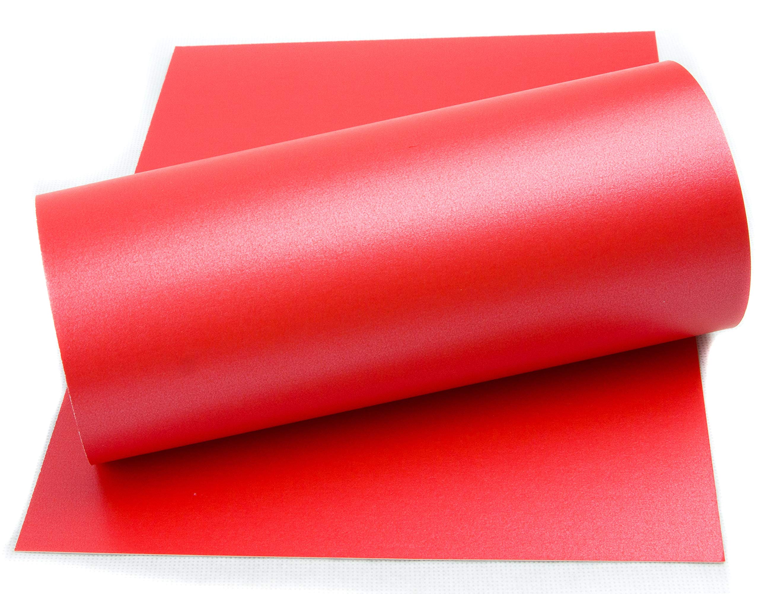 Mufira Pearlescent 300gsm Single Sided A4 Card 10 Pack Perfect for Art & Crafts & Card Making - Xmas Red