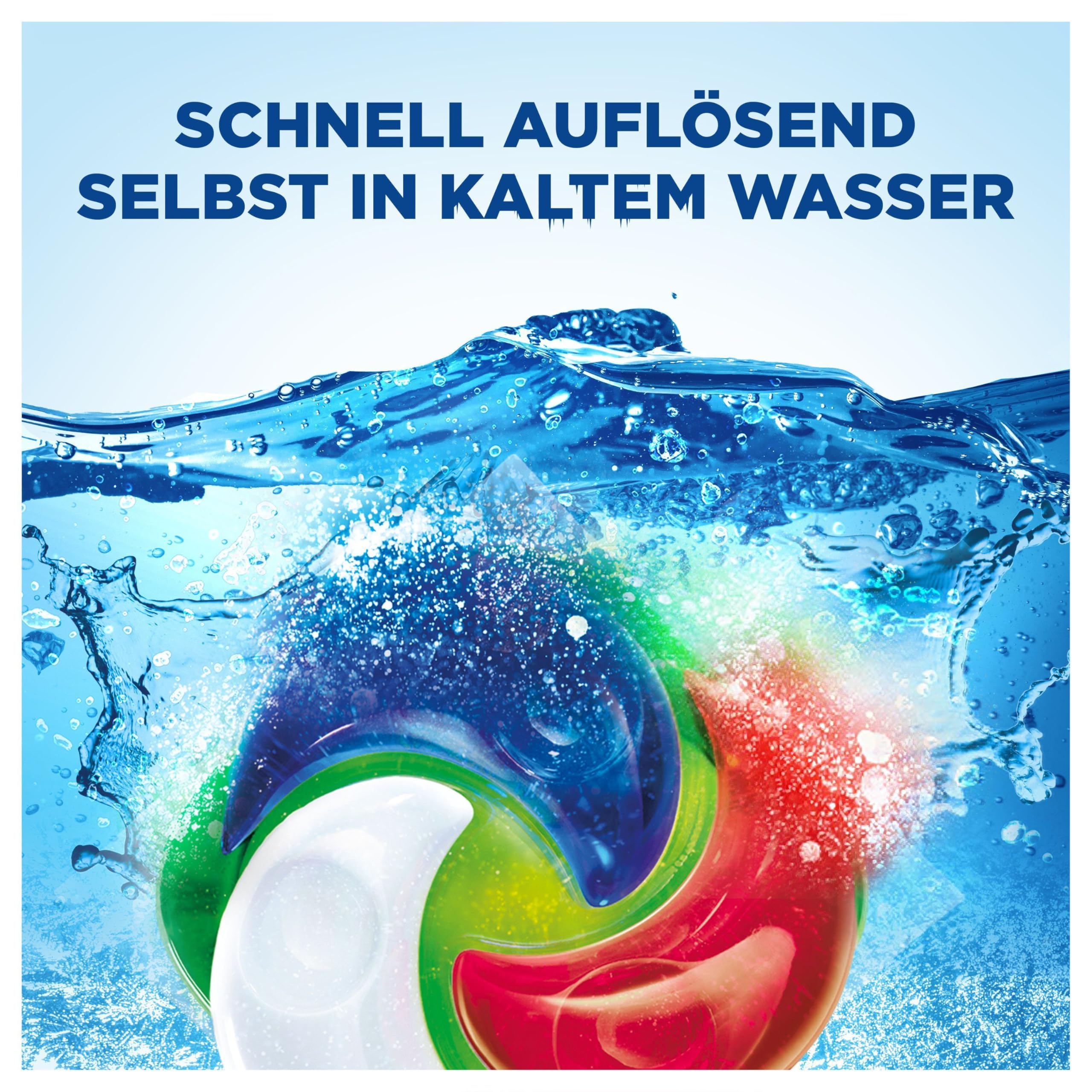 Ariel Max Power PODS®, Flüssigwaschmittelkapseln 66 Wäschen, Universal+, Mit 3 integrierten Waschzusatzstoffen