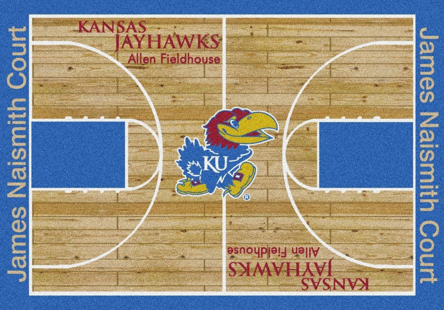 American Floor Mats Kansas Jayhawks NCAA College Home Court Team Area Rugs