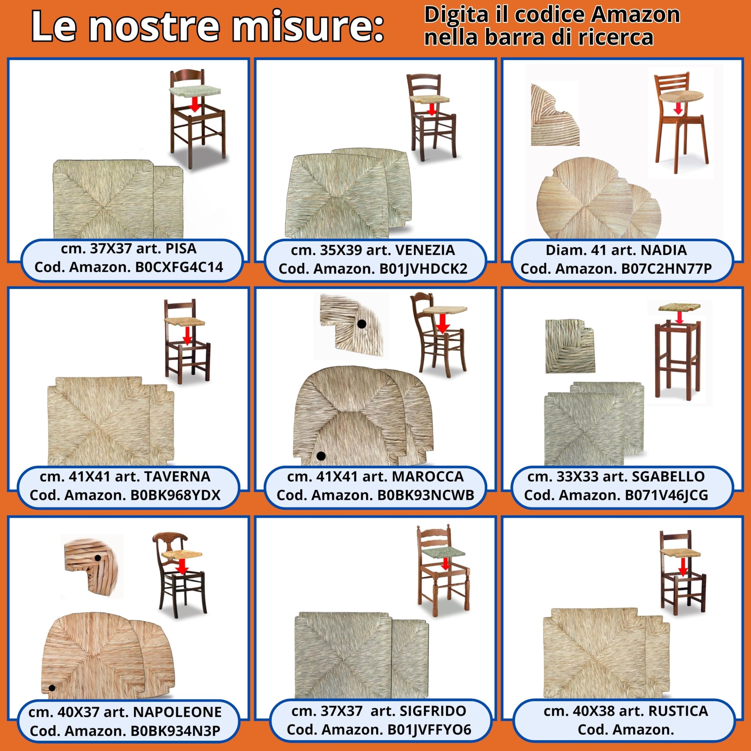FacilCasa Ersatz für Breuer - Cesca Stuhl aus Wasserdicht Kunstleder, zur Restaurierung von Breuer - Cesca Metallstühlen. Mit Schaumstoff gepolstert, waschbar, bequem, (48x43x h 5) 2 Schwarze