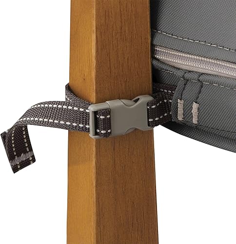 Miniatura 4 de Classic Accessories - Funda de cojín Montlake para banca de patio, carbón claro