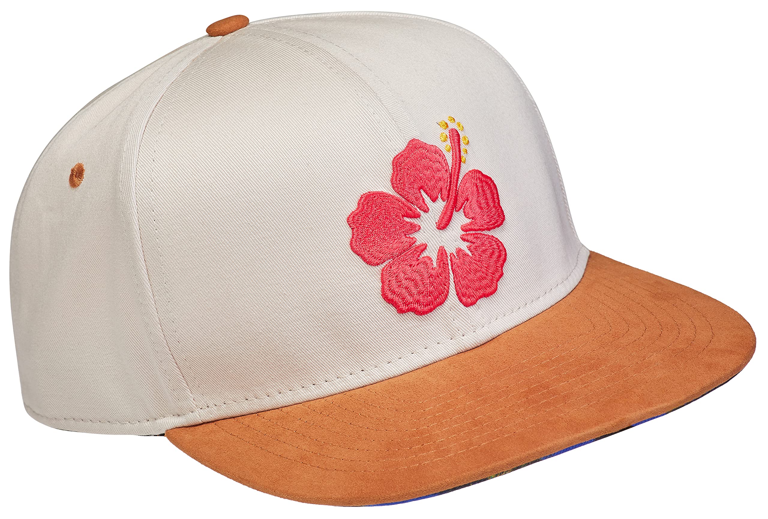 Cadency® Gorra Snapback, Hawaii, Color Gris Arena, Unisex, Tamaño Ajustable
