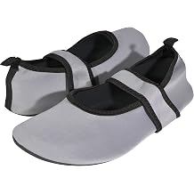 Nufoot Futsole Womens Soft-Sided Shoes for Indoors/Outdoors, Foldable & Flexible Footwear for Sport, Exercise, Yoga or Travel, Dance Shoes