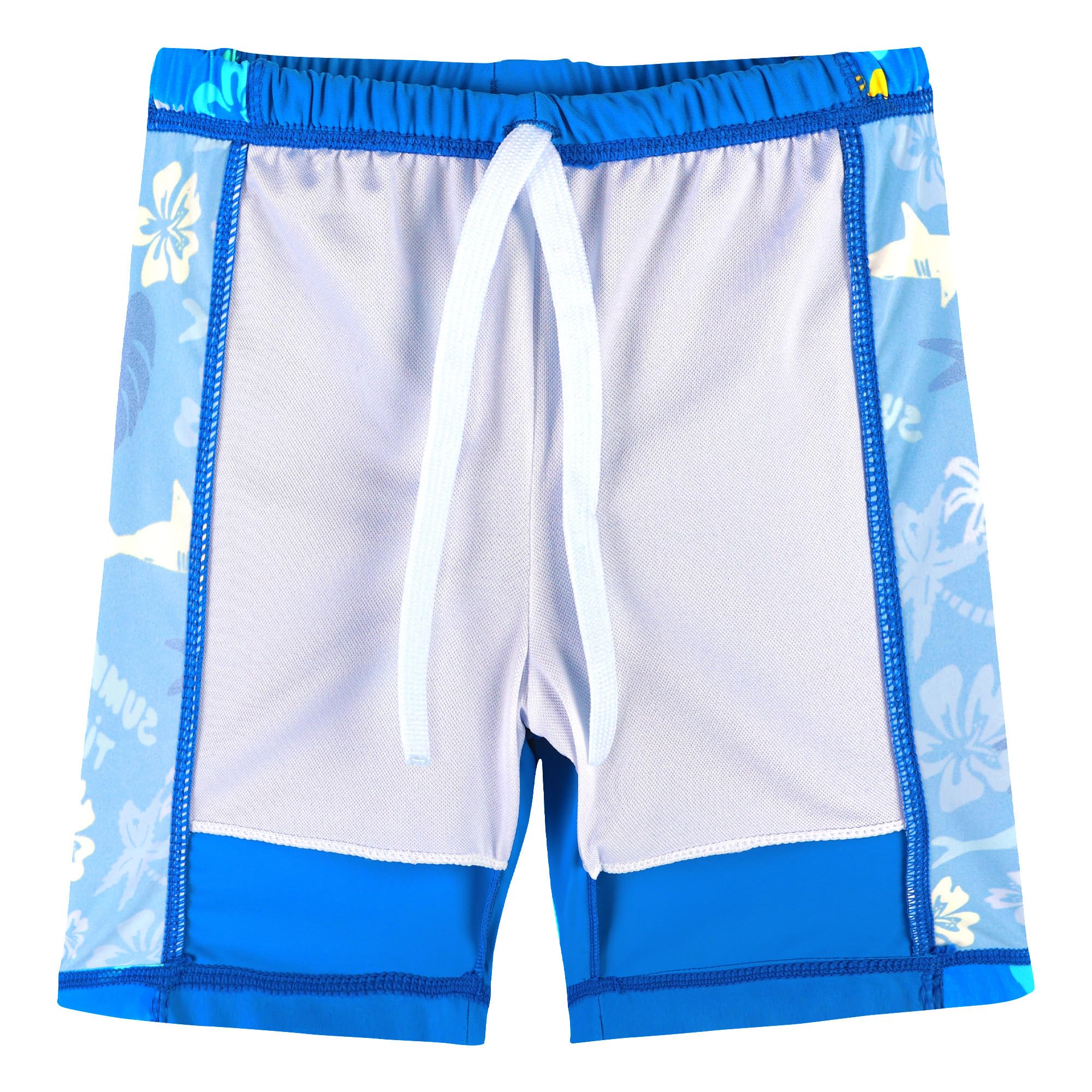 HUAANIUE Boys Scrawl Black Swimsuit UPF 50+UV Protection Two Piece Swimming Set 5-14Y Longsleeve Rash Guard Boysuit Costume