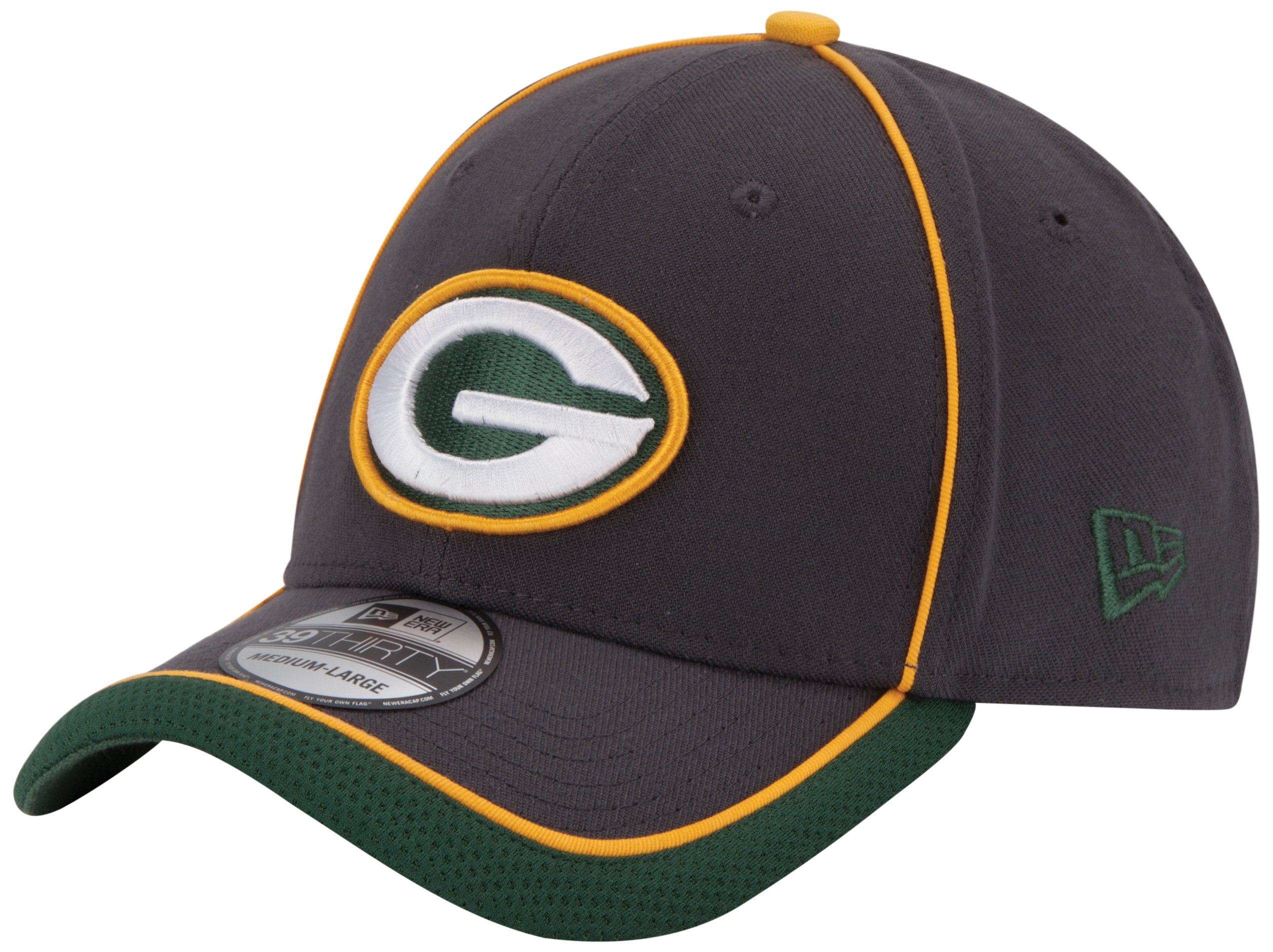 NFL Green Bay Packers Graphite/ Team 3930 Cap-LXL